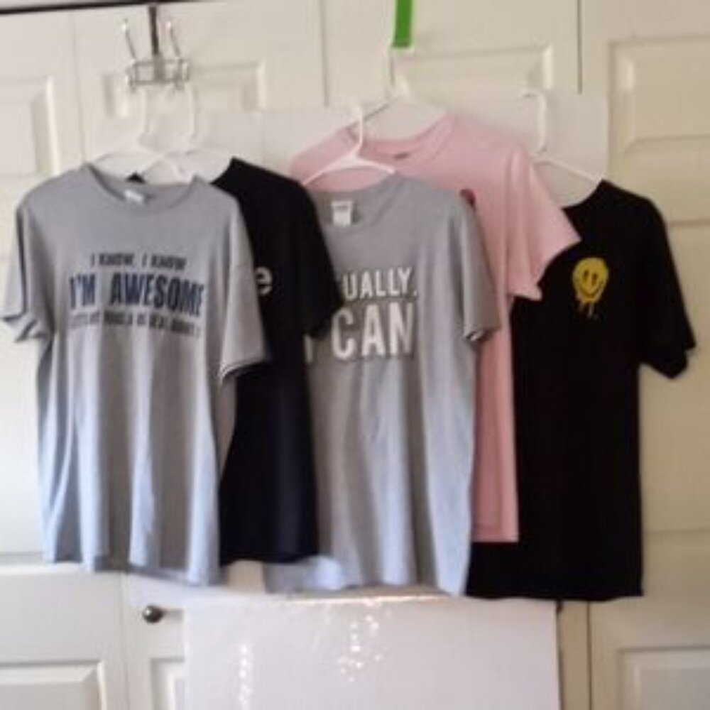 Assorted Graphic T-Shirt Bundle - Size (M) - Assorted Colors